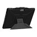 UAG Rugged Case for Surface Pro 9 Metropolis SE (Antimicrobial) - Black - Bulk Poly Bag - Hintere Abdeckung fr Tablet - Schwarz