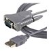 StarTech.com USB 2.0 auf Seriell RS232 / DB9 / DB25 Adapterkabel - St/St - USB zu Seriell Adapter/ Konverter Kabel - Serieller A