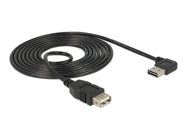 Delock EASY-USB - USB-Verlngerungskabel - USB (W) zu USB (M) - USB 2.0 - 1 m - 90 Stecker