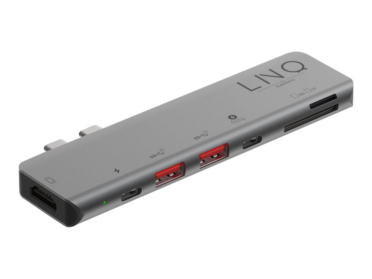 LINQ Pro - Dockingstation - USB-C / Thunderbolt 3 x 2 - HDMI - fr Apple MacBook Air (Anfang 2020, Mitte 2022); MacBook Pro