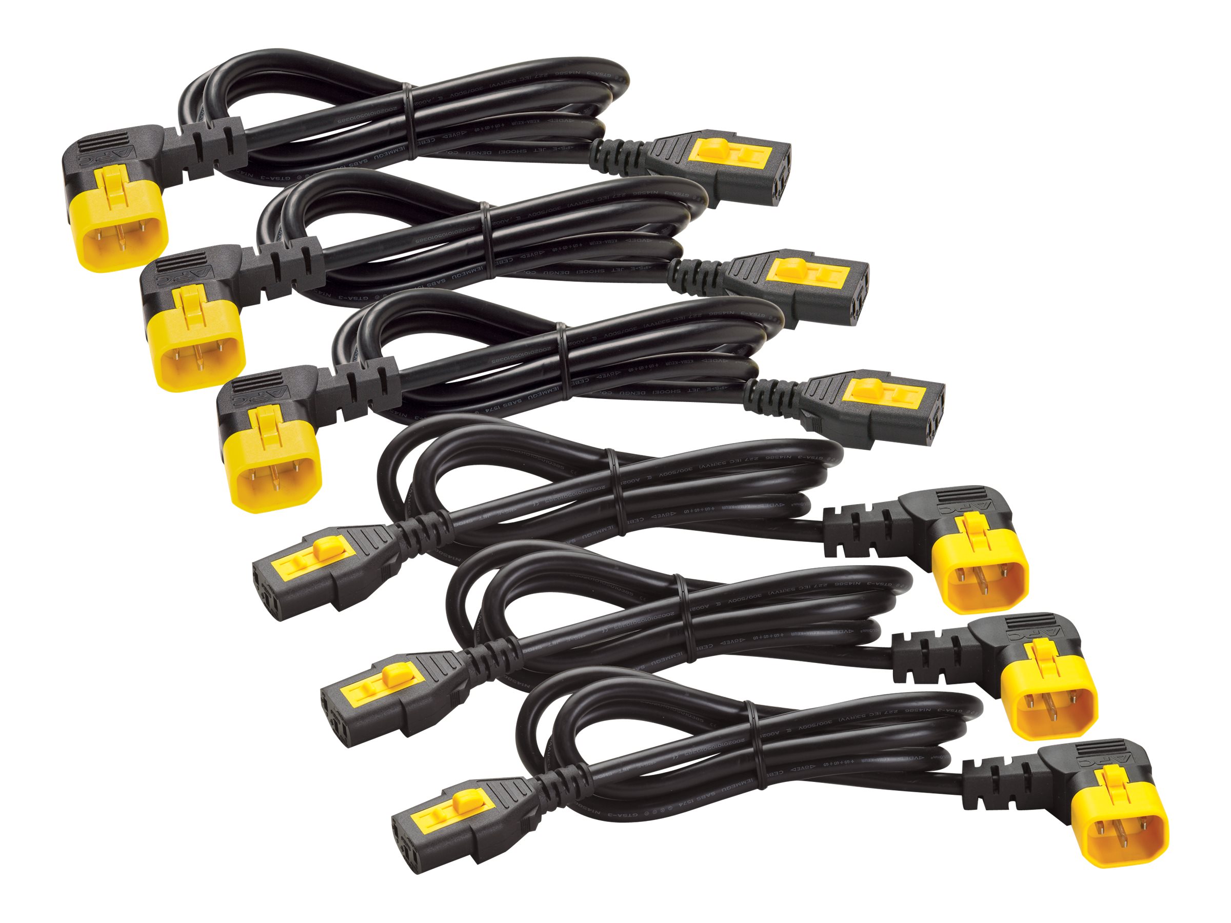 APC - Stromkabel - power IEC 60320 C13 zu IEC 60320 C14 - 10 A - 61 cm - 90 Stecker