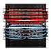 PATCHBOX PLUS+ SYSTEM OM4 - Glasfaser-Kabelmanagementsystem mit selbst einziehenden Patchkabeln - 1.7 m - LC x 24 - RAL 9005 - 1