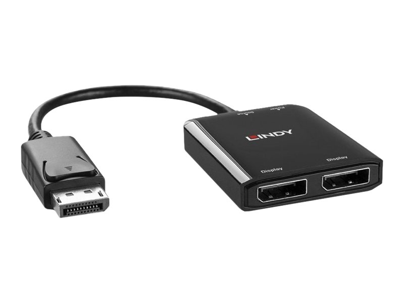 Lindy - Video-/Audio-Splitter - MST hub - 2 x DisplayPort - Desktop