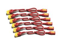 APC - Stromkabelkit - power IEC 60320 C13 zu IEC 60320 C14 - 10 A - 1.8 m - Rot
