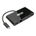 Tripp Lite USB 3.1 Gen 1 USB-C Adapter Converter Thunderbolt 3 Compatible 4K @ 30Hz - HDMI, VGA, USB-A Hub Port and Gigabit Ethe