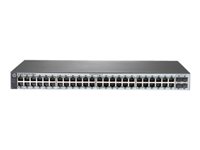 HPE 1820-48G - Switch - managed - 48 x 10/100/1000 + 4 x Fast Ethernet/Gigabit SFP - Desktop, an Rack montierbar, wandmontierbar