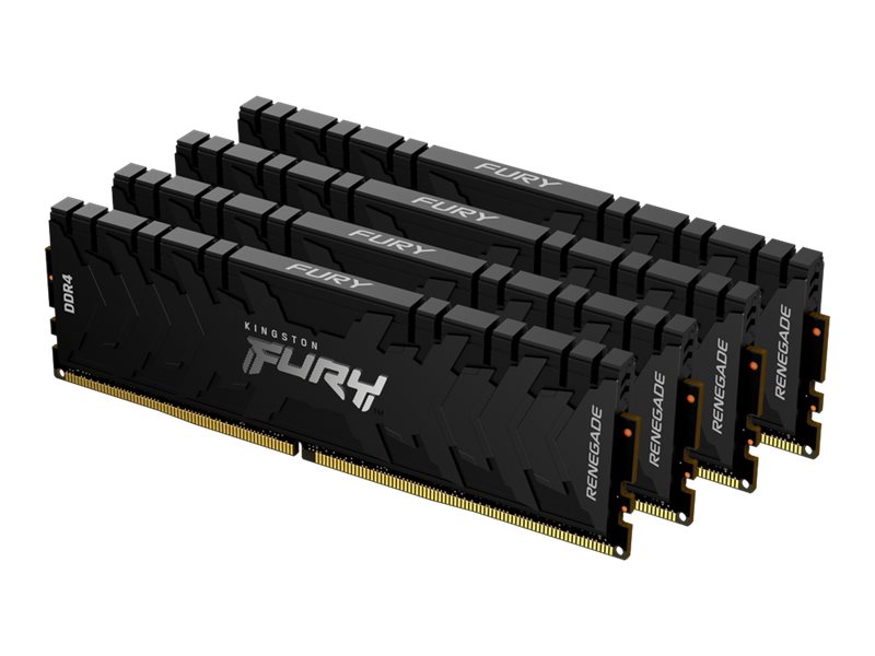 Kingston FURY Renegade - DDR4 - Kit - 32 GB: 4 x 8 GB - DIMM 288-PIN - 3200 MHz / PC4-25600