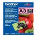 Brother Innobella Premium Plus BP71GA3 - Glnzend - A3 (297 x 420 mm) - 260 g/m - 20 Blatt Fotopapier - fr Brother HL-J6000, M