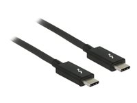 Delock - Thunderbolt-Kabel - 24 pin USB-C (M) zu 24 pin USB-C (M) - USB 3.1 Gen 1 / Thunderbolt 3 / DisplayPort 1.2a - 20 V - 3 