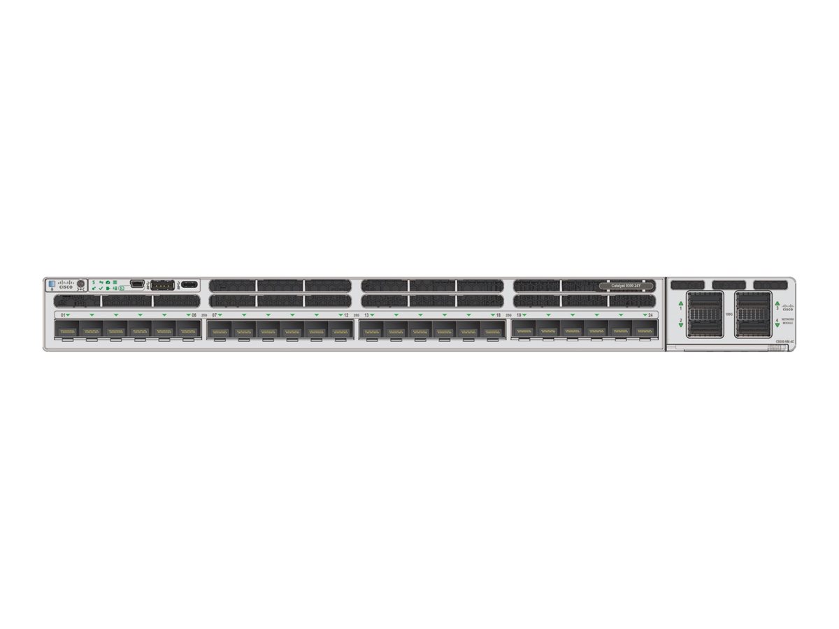 Cisco Catalyst 9300X - Network Essentials - Switch - L3 - managed - 24 x 1/10/25 Gigabit SFP28
