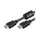 M-CAB - HDMI-Kabel mit Ethernet - HDMI mnnlich zu HDMI mnnlich - 2 m - Schwarz