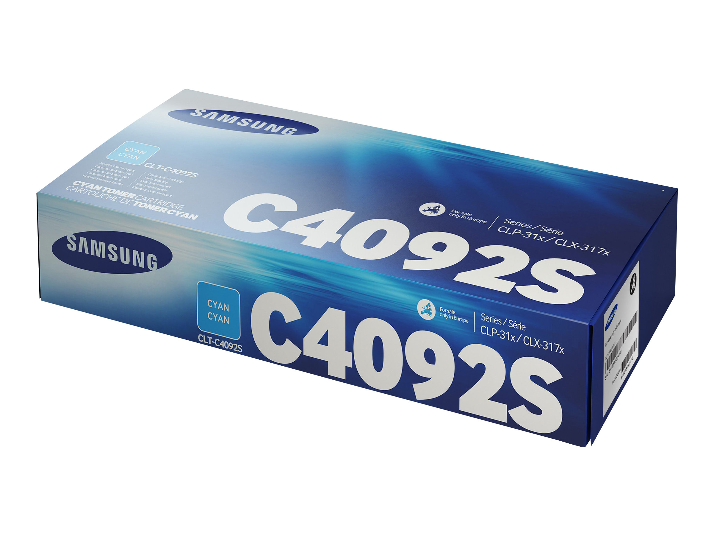 Samsung CLT-C4092S - Cyan - Original - Tonerpatrone (SU005A) - fr Samsung CLX-3170, CLX-3175, CLX-3176, CLX-4175