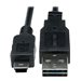Eaton Tripp Lite Series Universal Reversible USB 2.0 Converter Adapter Cable (Reversible A to 5Pin Mini B M/M), 1 ft. (0.31 m) -