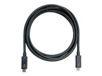 QNAP CAB-TBT4-2M - USB-Kabel - 24 pin USB-C (M) zu 24 pin USB-C (M) - Thunderbolt 4 - 2 m - aktiv, bis zu 40 Gbps Datentransferr