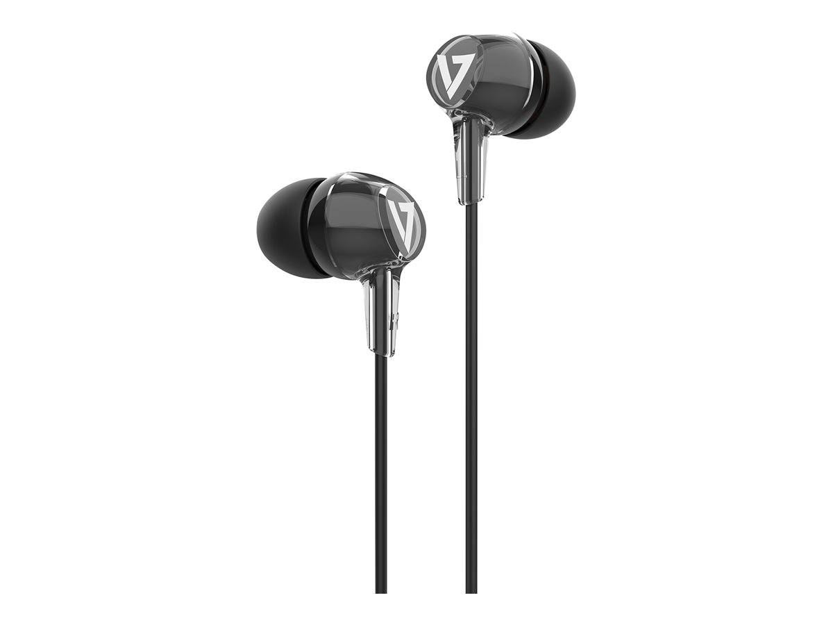 V7 - Ohrhrer mit Mikrofon - im Ohr - kabelgebunden - 3,5 mm Stecker - Geruschisolierung
