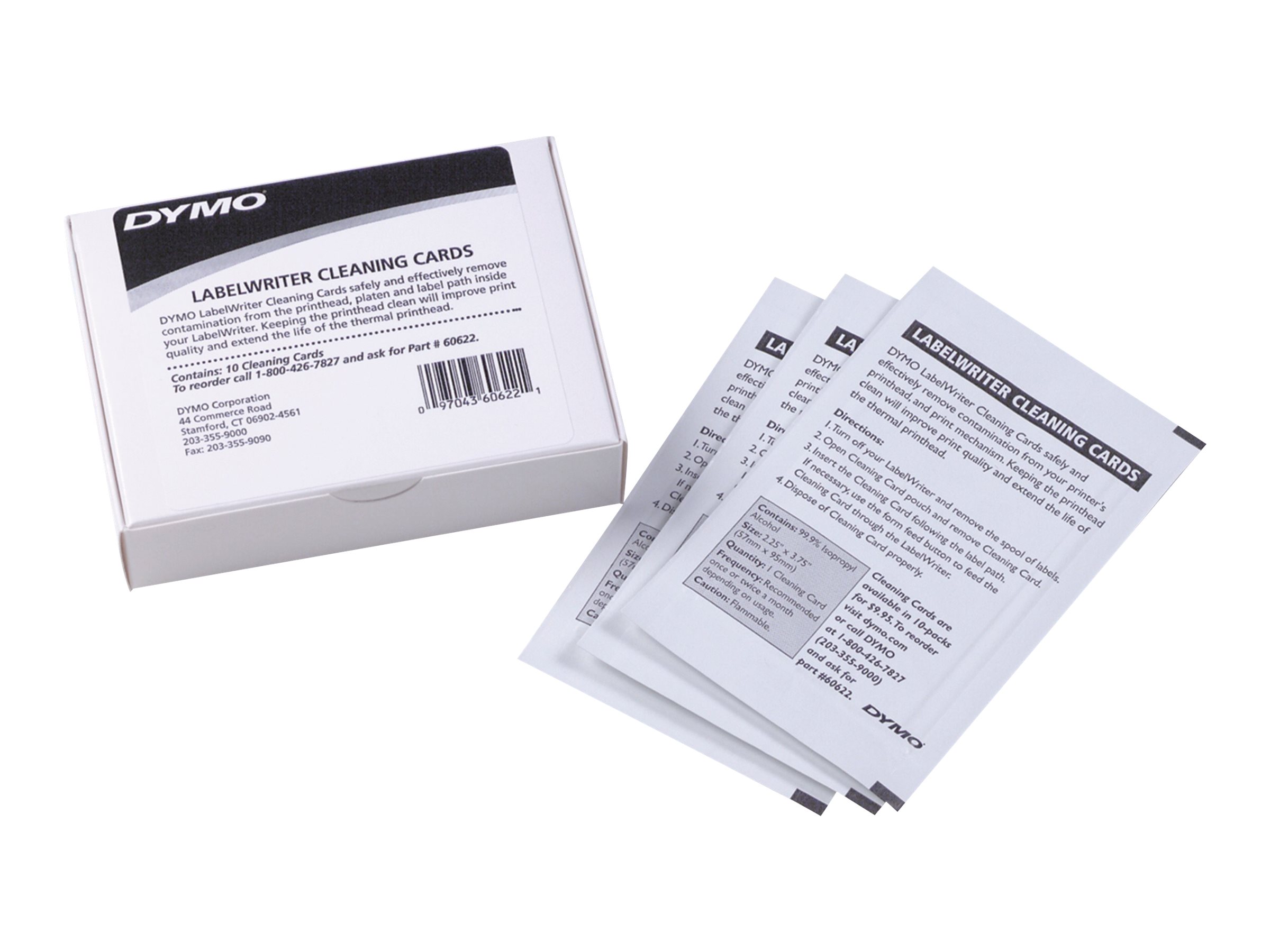 DYMO - 10 Stck. Reinigungsbltter - fr DYMO LabelWriter