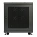 Tripp Lite 12U Industrial Rack Floor Enclosure Server Cabinet Doors & Sides - Schrank Netzwerkschrank - Schwarz - 12U - 48.3 cm 