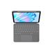 Logitech Combo Touch - Tastatur und Foliohülle - mit Trackpad - hintergrundbeleuchtet - Apple Smart connector - QWERTZ
