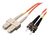 Eaton Tripp Lite Series Duplex Multimode 62.5/125 Fiber Patch Cable (SC/ST), 15M (50 ft.) - Patch-Kabel - SC multi-mode (M) zu S