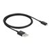Delock - Lightning-Kabel - USB mnnlich zu Lightning mnnlich - 1 m - Schwarz