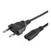 StarTech.com 3m (10ft) Laptop Power Cord, EU Plug to C7, 2.5A 250V, 18AWG, Notebook / Laptop Replacement AC Power Cord, Printer/