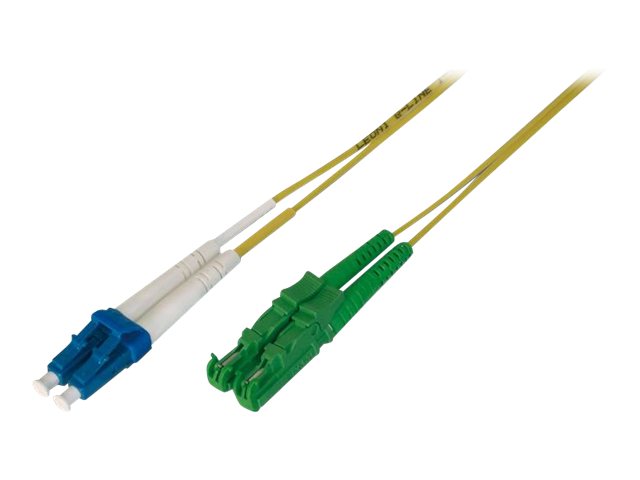 DIGITUS Patch Cable - Patch-Kabel - LC Single-Modus (M) zu E2000/APC Einzelmodus (M) - 10 m - 9/125 Mikrometer - OS1