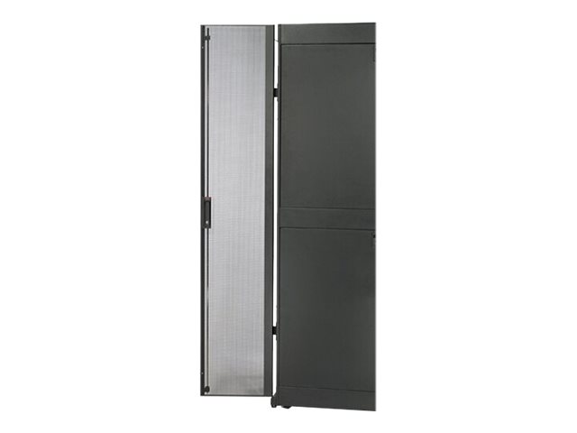 APC NetShelter SX Perforated Split Doors - Rack-Tr - Schwarz - 45U - fr P/N: NBPD0160A, NBWL0355A, NBWL0356A, SMX3000HV-BR, SR