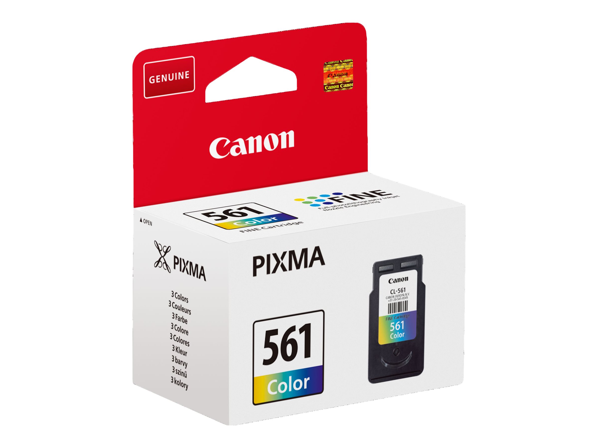 Canon CL-561 - Farbe (Cyan, Magenta, Gelb) - original - Tintenpatrone - fr PIXMA TS5350, TS5351, TS5352, TS5353, TS7450, TS7451