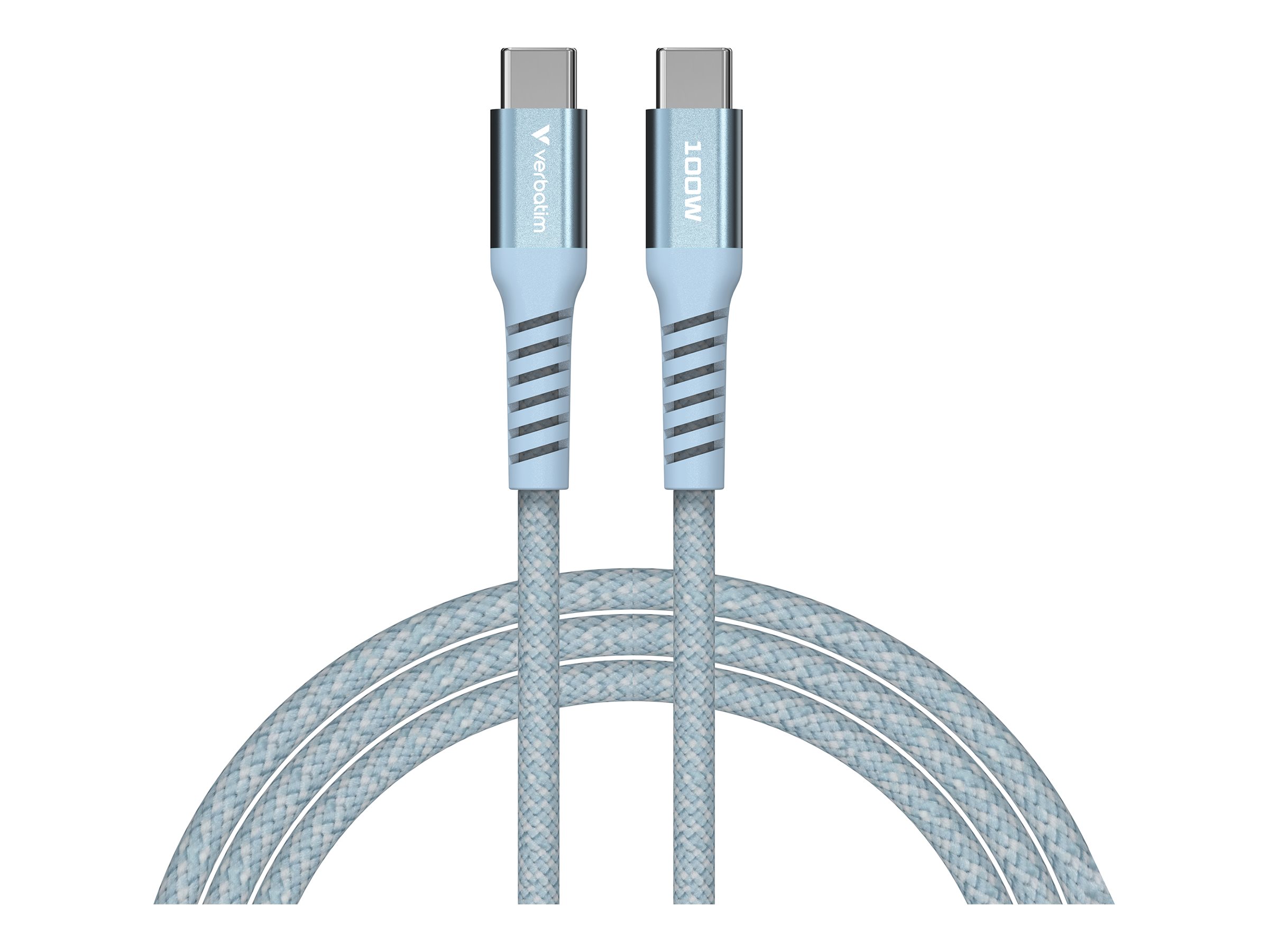 Verbatim - USB-Kabel - 24 pin USB-C (M) zu 24 pin USB-C (M) - 1.2 m - magnetisch, Charge and Sync, bis zu 480 Mbps, bis zu 100W 