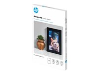 HP Advanced Glossy Photo Paper - Glnzend - 100 x 150 mm - 250 g/m - 25 Blatt Fotopapier - fr ENVY Inspire 7255, 79XX; Officej