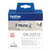 Brother DK-22212 - Permanenter Klebstoff - weiss - Rolle (6,2 cm x 15,2 m) Band - fr Brother QL-1050, 1060, 1110, 500, 550, 560