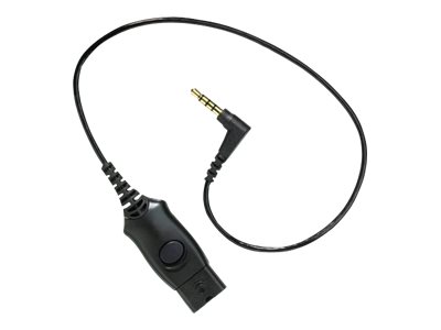 Poly MO300-iPhone & Blackberry - Headset-Kabel - 4-poliger Mini-Stecker mnnlich zu Quick Disconnect mnnlich