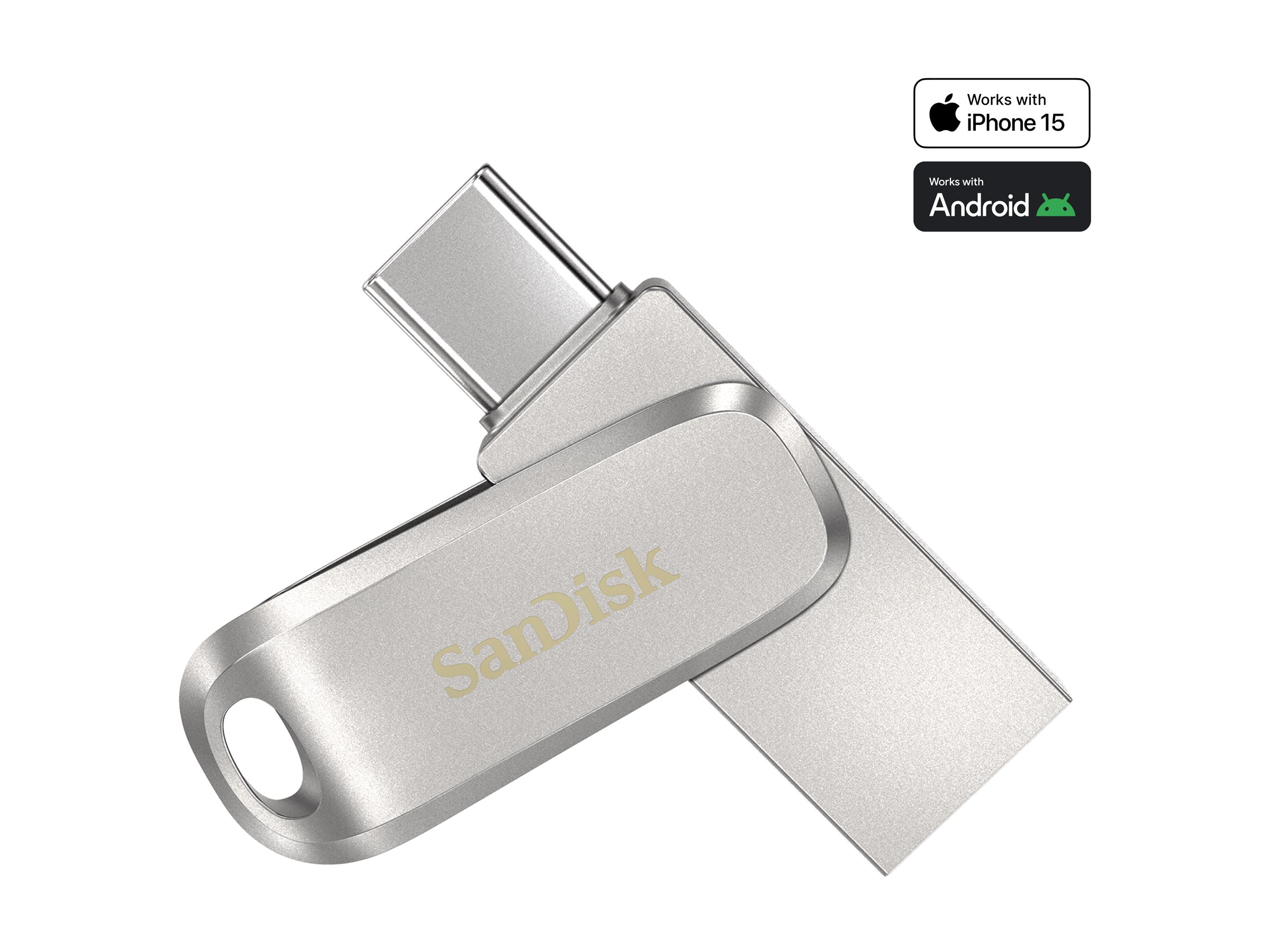 SanDisk Ultra Dual Drive Luxe - USB-Flash-Laufwerk - 512 GB - USB 3.2 Gen 1 / USB-C