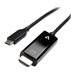 V7 - Video- / Audiokabel - 24 pin USB-C mnnlich zu HDMI mnnlich - 2 m - Schwarz