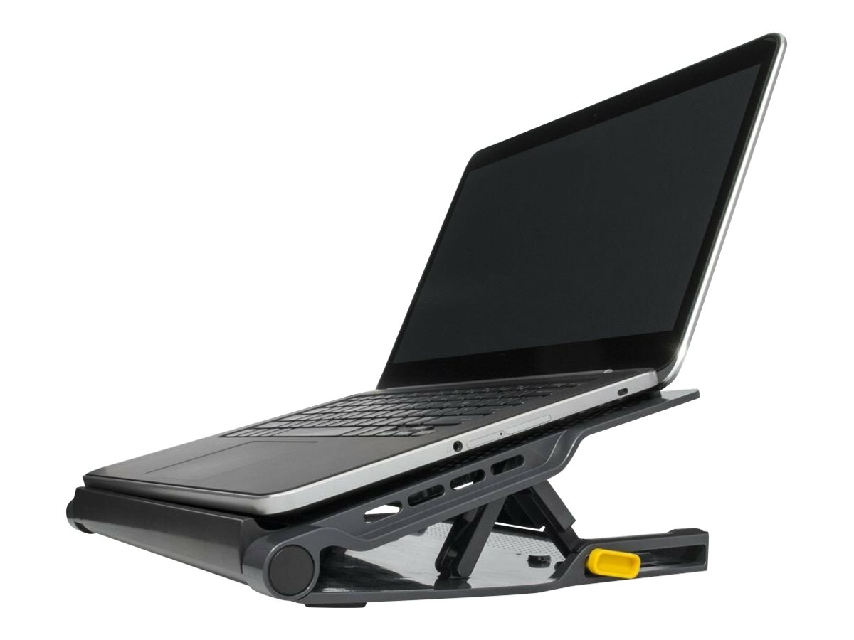 Targus Chill Mat - Notebook-Stnder - mit USB 2.0-Hub mit 4 Ports - Schwarz, Grau