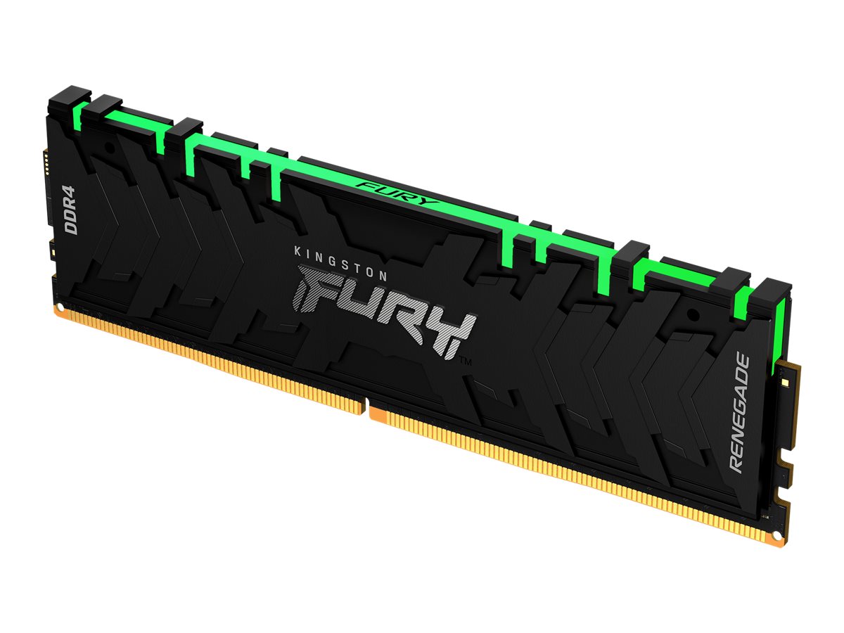 Kingston FURY Renegade RGB - DDR4 - Kit - 16 GB: 2 x 8 GB - DIMM 288-PIN - 3200 MHz / PC4-25600
