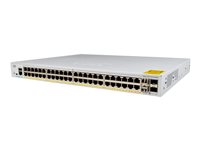 Cisco Catalyst 1000-48FP-4X-L - Switch - managed - 48 x 10/100/1000 (PoE+) + 4 x 10 Gigabit SFP+ (Uplink) - an Rack montierbar -