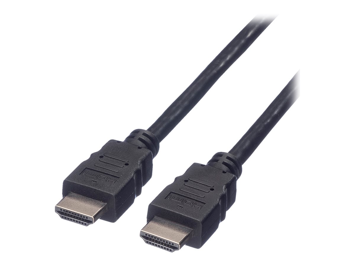 VALUE - HDMI-Kabel - HDMI mnnlich zu HDMI mnnlich - 10 m - abgeschirmt - Schwarz