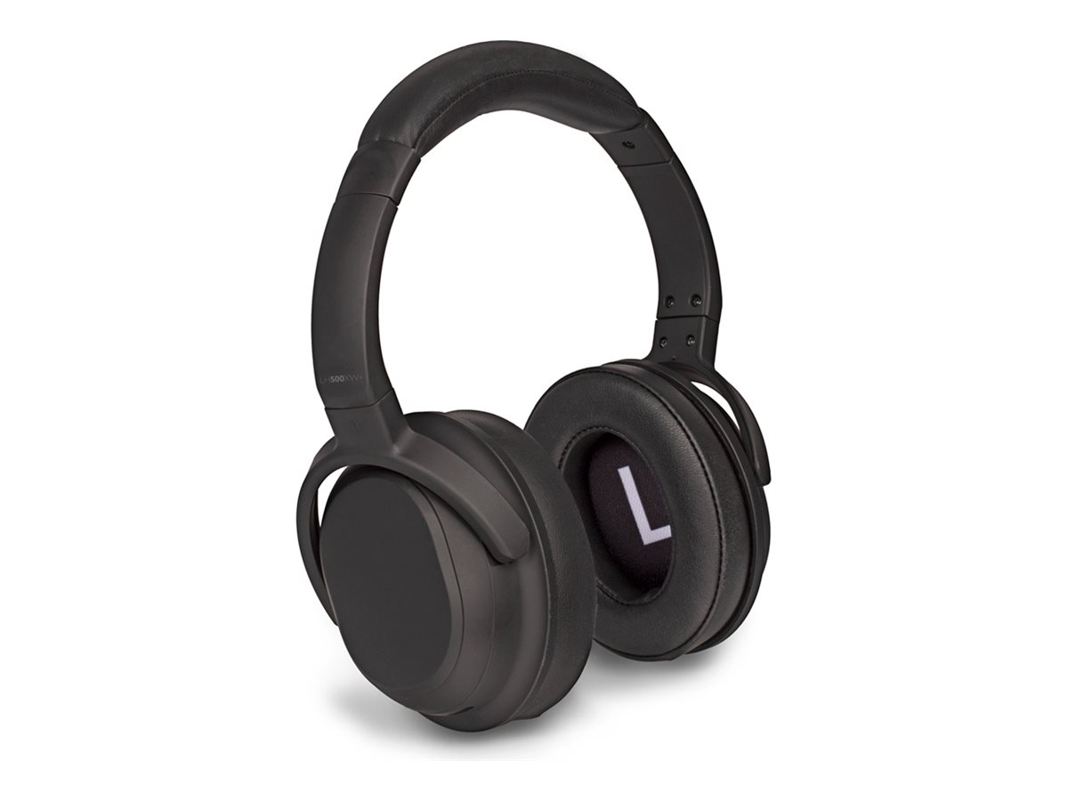 Lindy LH500XW+ - Kopfhrer mit Mikrofon - ohrumschliessend - Bluetooth - kabellos, kabelgebunden - aktive Rauschunterdrckung