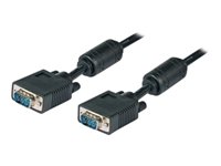 EFB-Elektronik - VGA-Kabel - HD-15 (VGA) (M) zu HD-15 (VGA) (M) - 3 m - Daumenschrauben - Schwarz