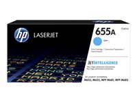 HP 655A - Cyan - original - LaserJet - Tonerpatrone (CF451A) - fr Color LaserJet Managed Flow MFP M681; LaserJet Enterprise Flo