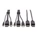 Tripp Lite Dual DisplayPort KVM Cable Kit 4K USB 3.5 mm Audio 3xM/3xM 6ft - Video- / USB- / Audio-Kabel - USB, Mini-Stecker, Dis