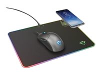 Trust GXT 750 Qlide - Beleuchtetes Mousepad - mit induktives Qi-Ladegert
