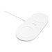 Belkin BOOST CHARGE Dual - Induktive Ladematte + AC-Netzteil - 15 Watt - weiss - fr Apple iPhone 11, 11 Pro, 11 Pro Max, 8, 8 P