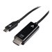 V7 - Video- / Audiokabel - 24 pin USB-C mnnlich zu HDMI mnnlich - 1 m - Schwarz