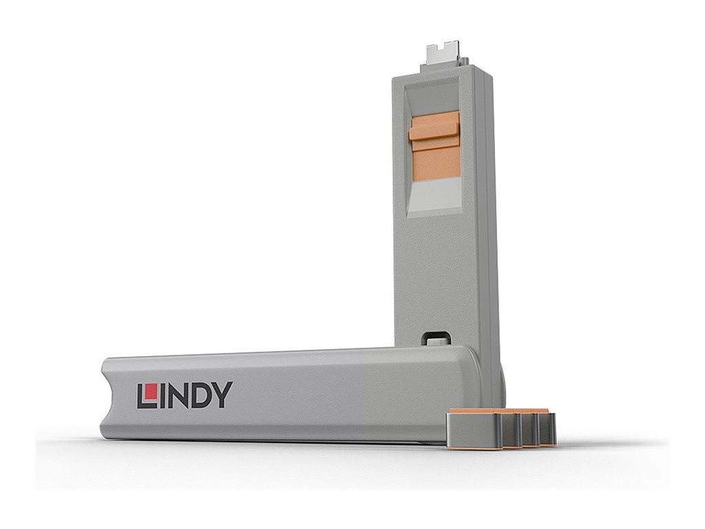 Lindy - Schloss fr USB-C-Port - orange