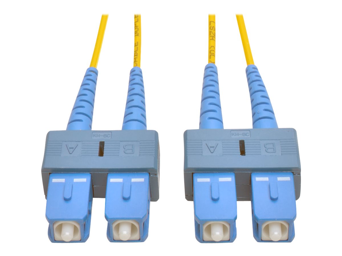 Eaton Tripp Lite Series Duplex Singlemode 9/125 Fiber Patch Cable (SC/SC), 6M (20 ft.) - Patch-Kabel - SC Single-Modus (M) zu SC
