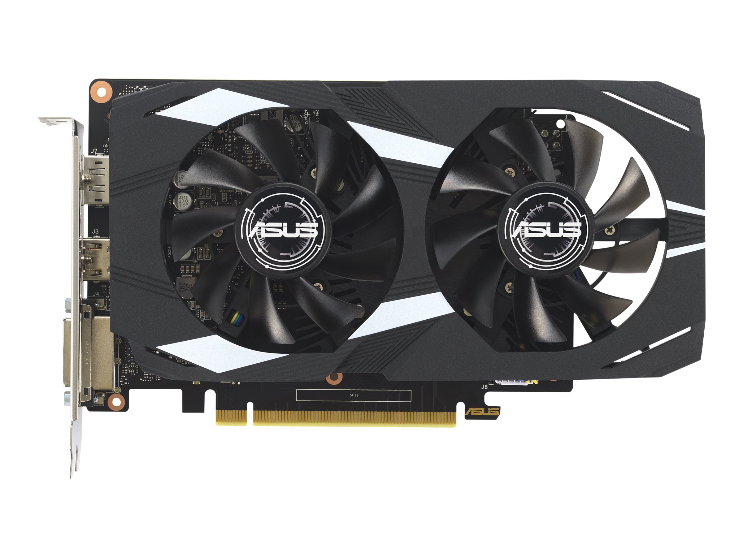 ASUS Dual GeForce GTX 1630 - OC Edition - Grafikkarten - NVIDIA GeForce GTX 1630 - 4 GB GDDR6 - PCIe 3.0