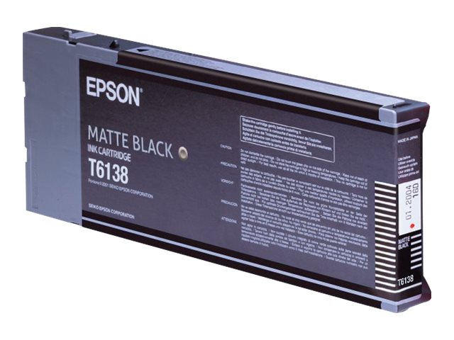 Epson T6138 - 110 ml - mattschwarz - Original - Tintenpatrone - fr Stylus Pro 4000 C8, Pro 4000-C8, Pro 4400, Pro 4450, Pro 480