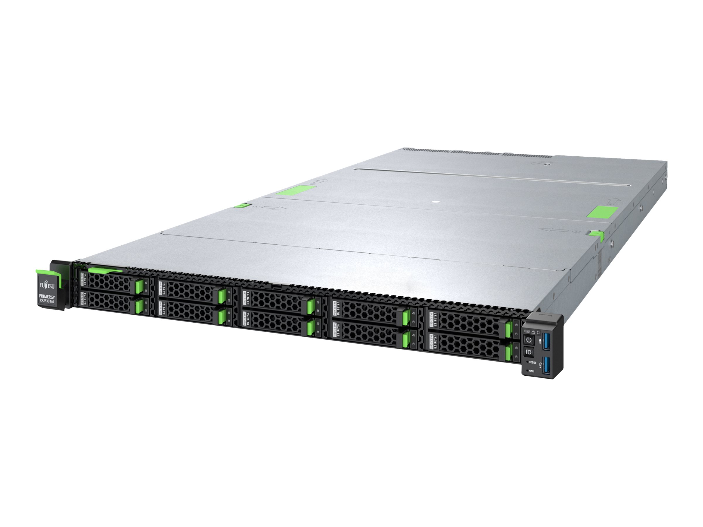 Fujitsu PRIMERGY RX2530 M6 - Server - Rack-Montage - 1U - zweiweg - 1 x Xeon Silver 4309Y / 2.8 GHz